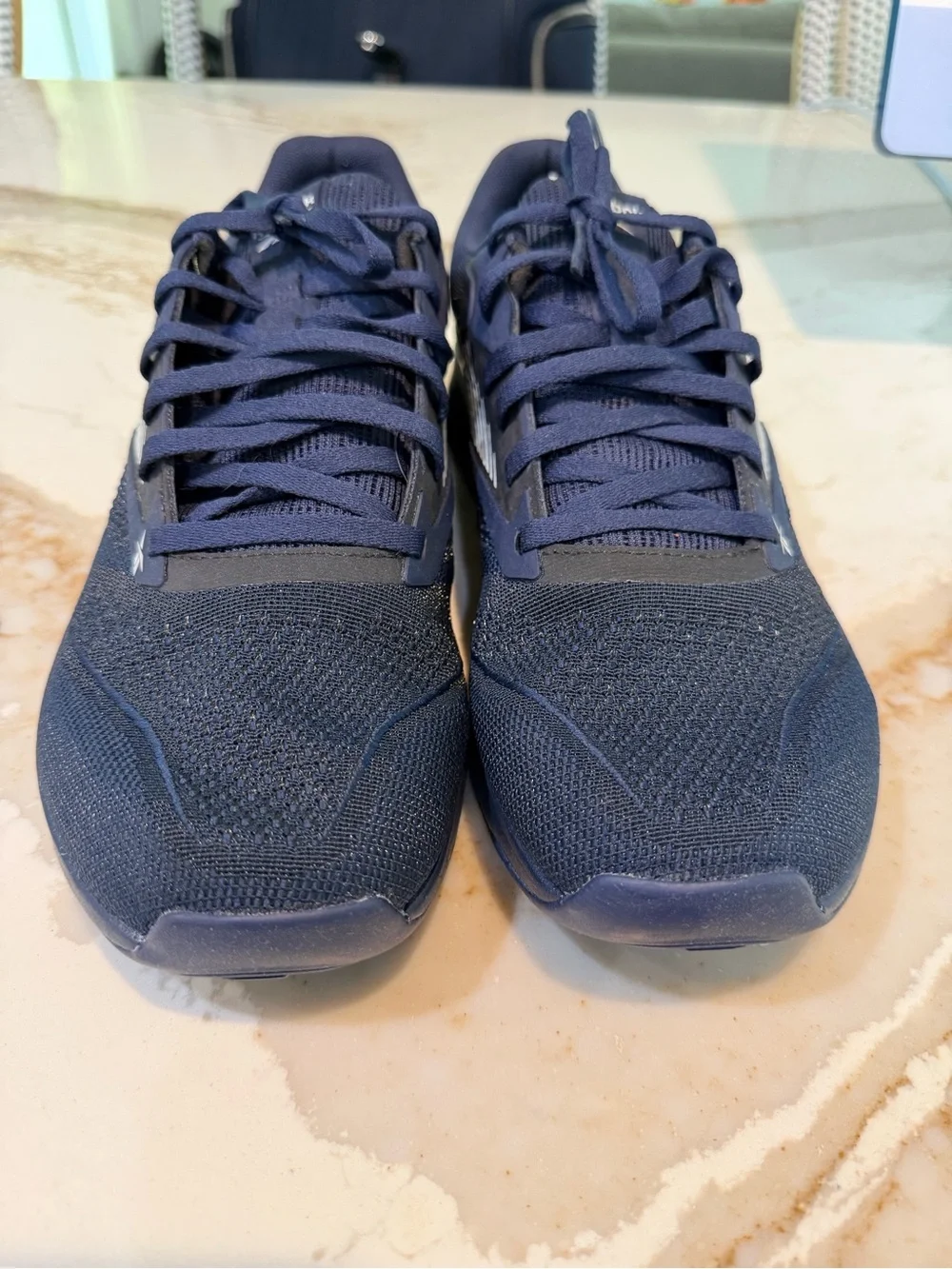 Reebok Nanox4 Training shoe Navy Athletic Sneakers with White Accents